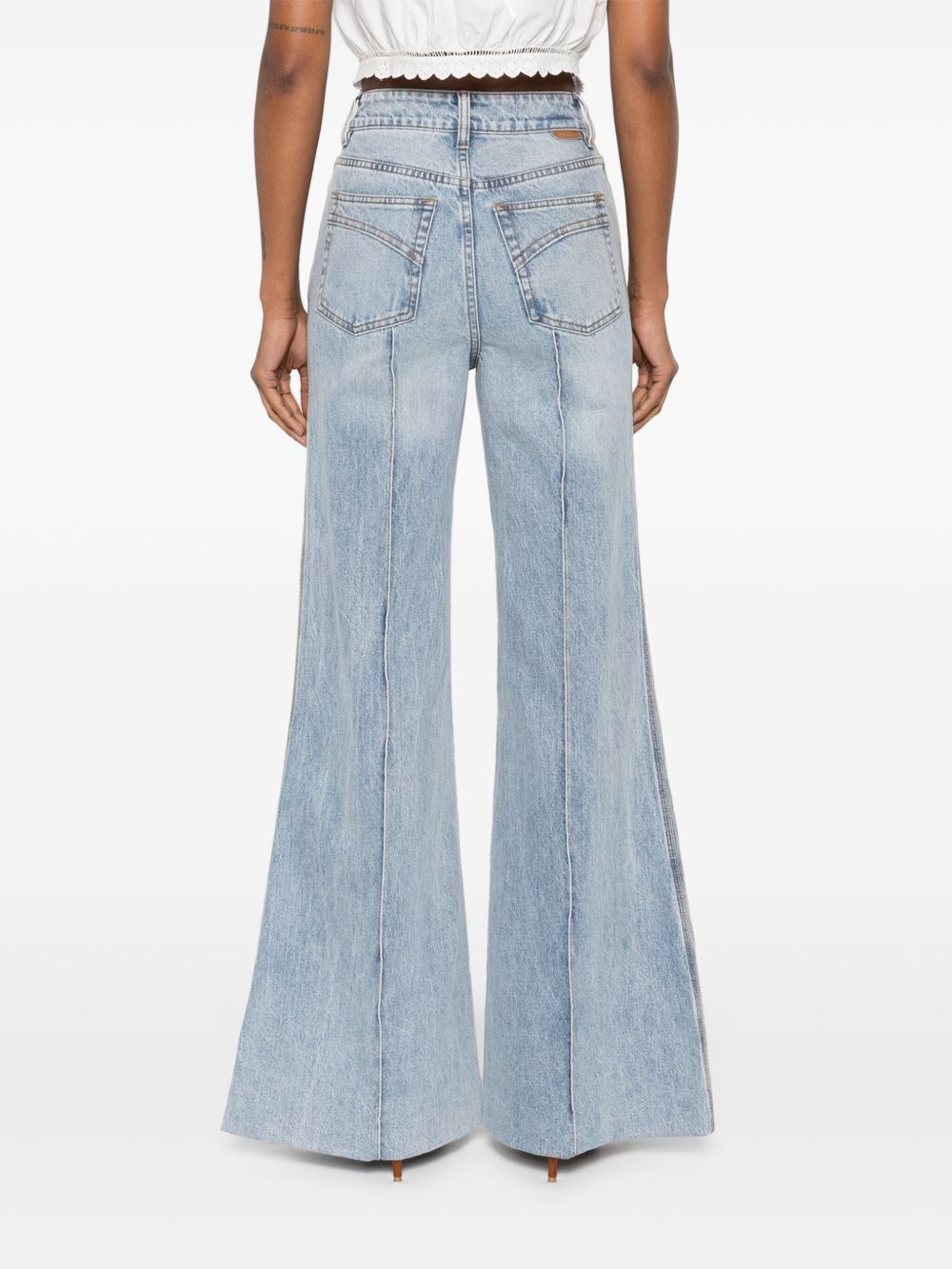 wide-leg jeans - 4