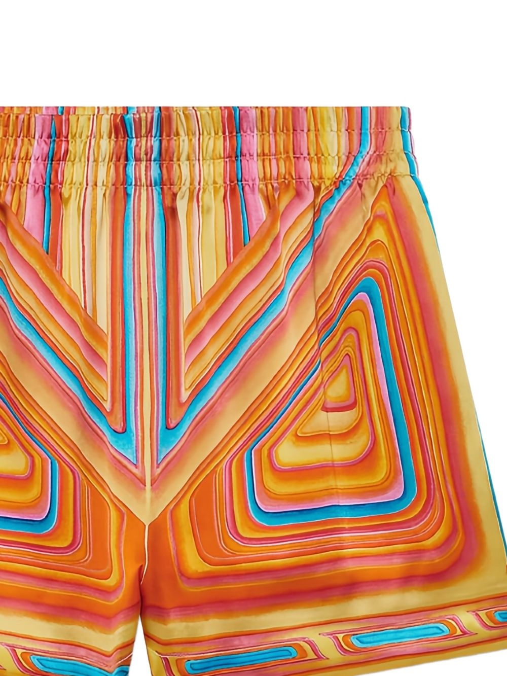 graphic-print shorts - 2