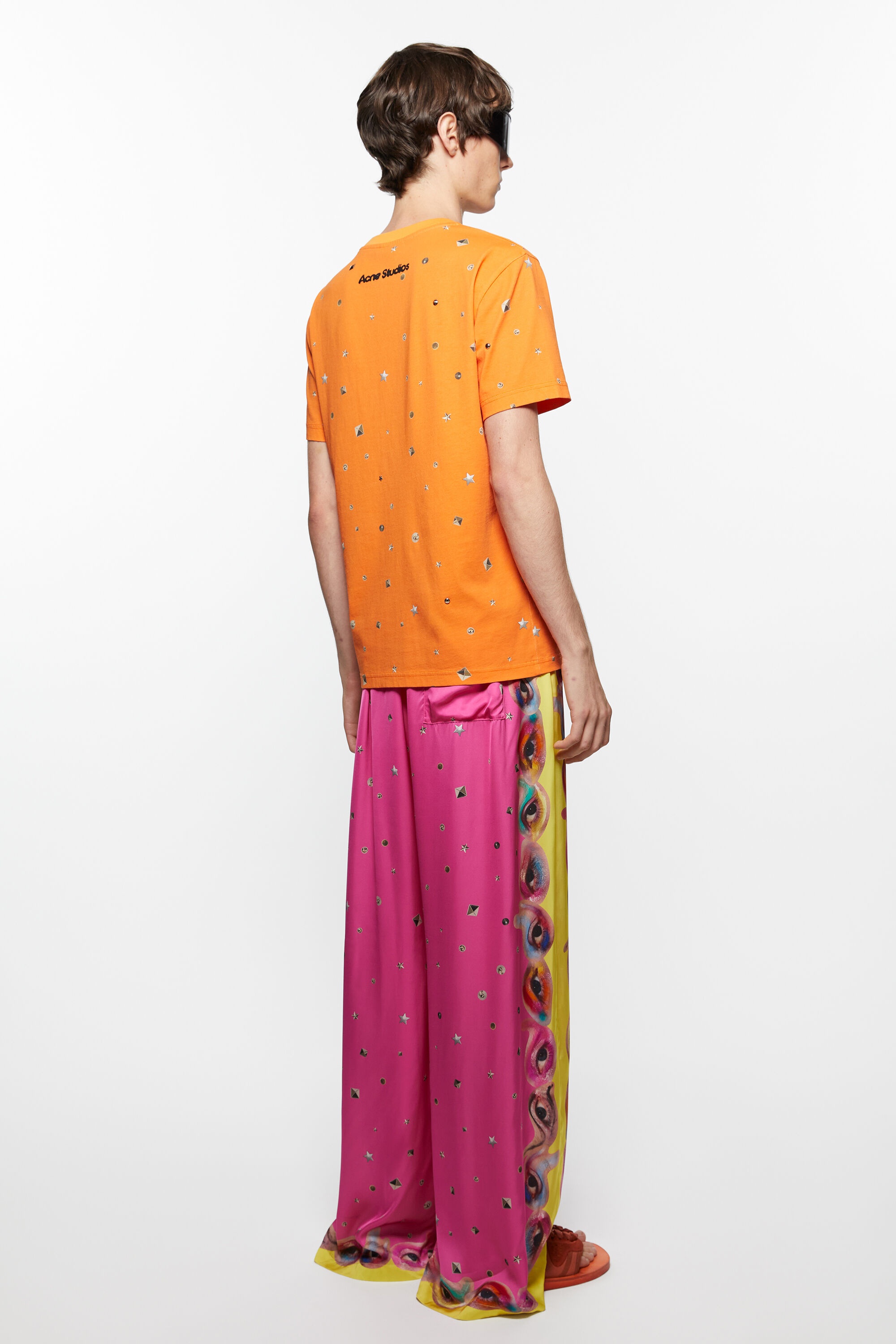 Printed t-shirt - Bright orange - 3
