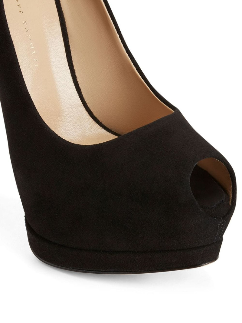Sharon 130mm suede pumps 4