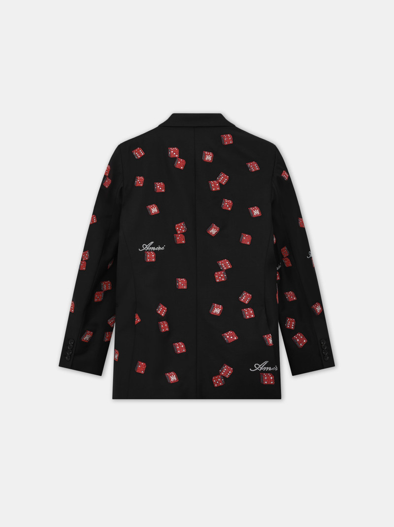 AMIRI DICE DOUBLE-BREASTED BLAZER outlook