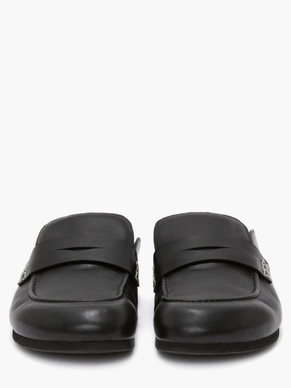 WOMEN'S LEATHER LOAFER MULES - 3