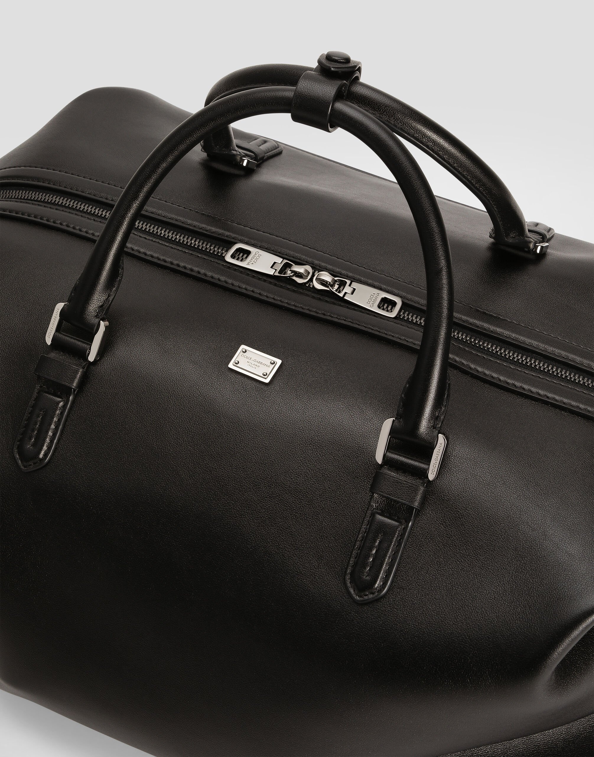 Calfskin duffel bag - 6
