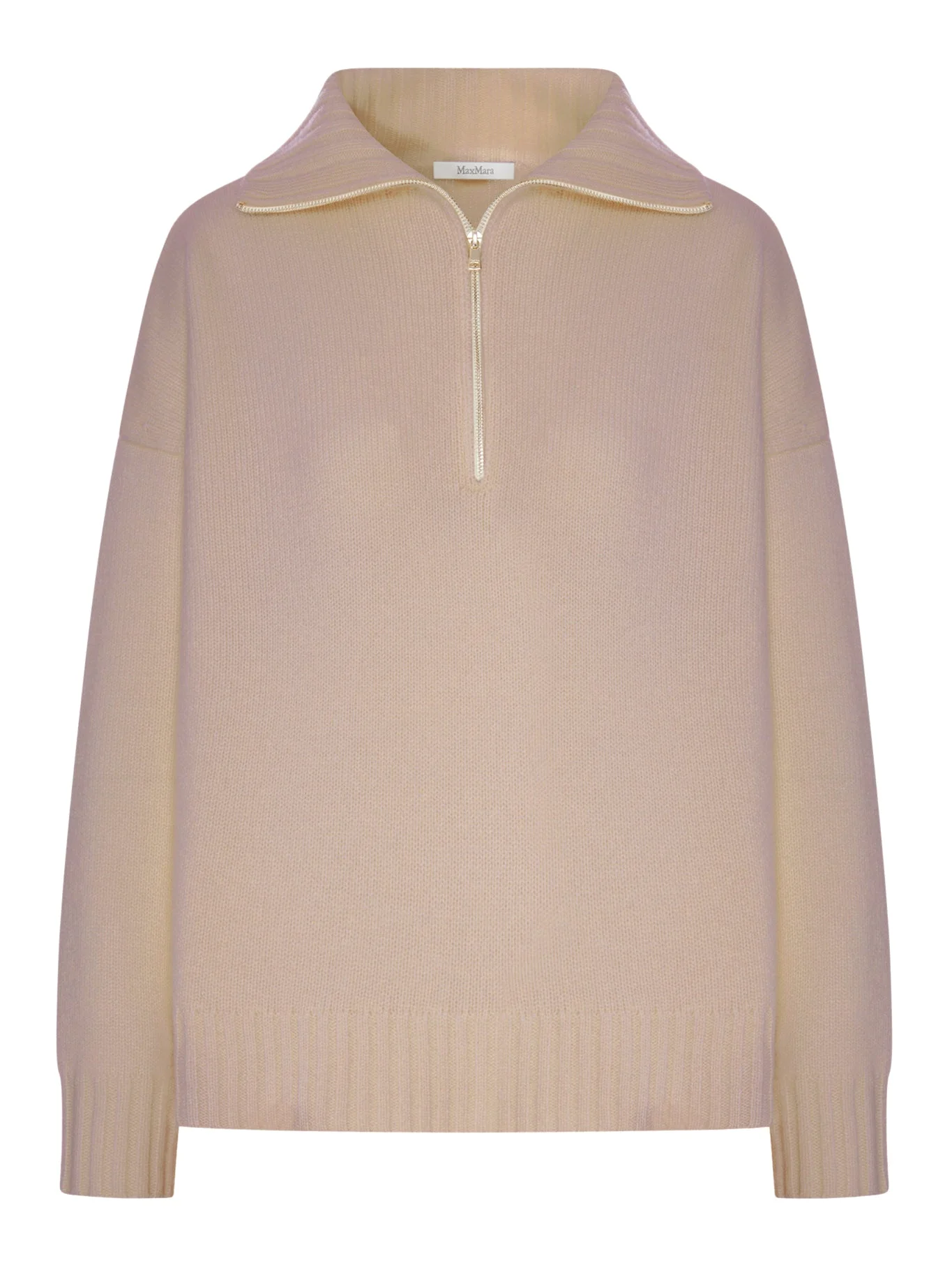 HIGH NECK SWEATER IN CASHMERE YARN - 1
