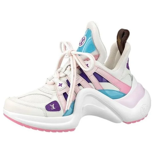 (WMNS) LOUIS VUITTON Archlight 1.0 Sneakers 'White Purple Pink' 1A9S78 - 1