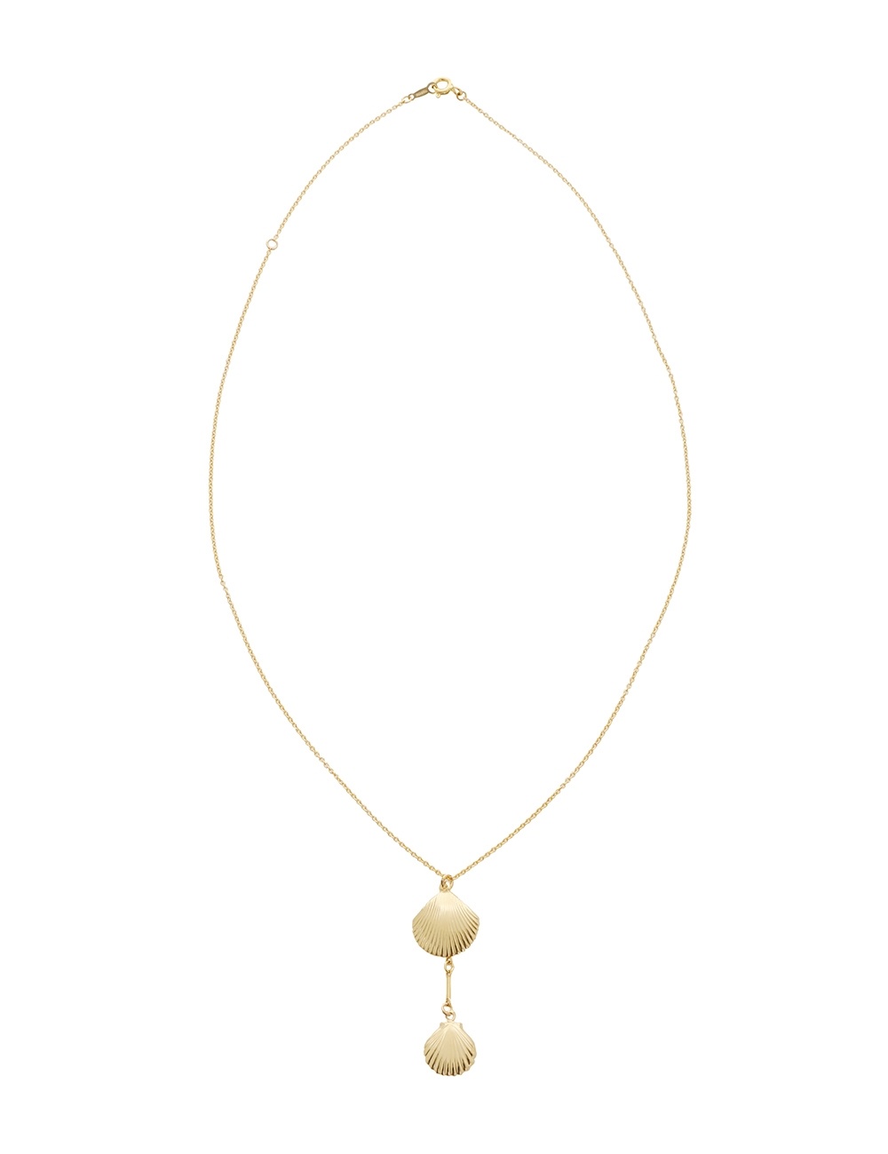DOUBLE SHELL NECKLACE - 1