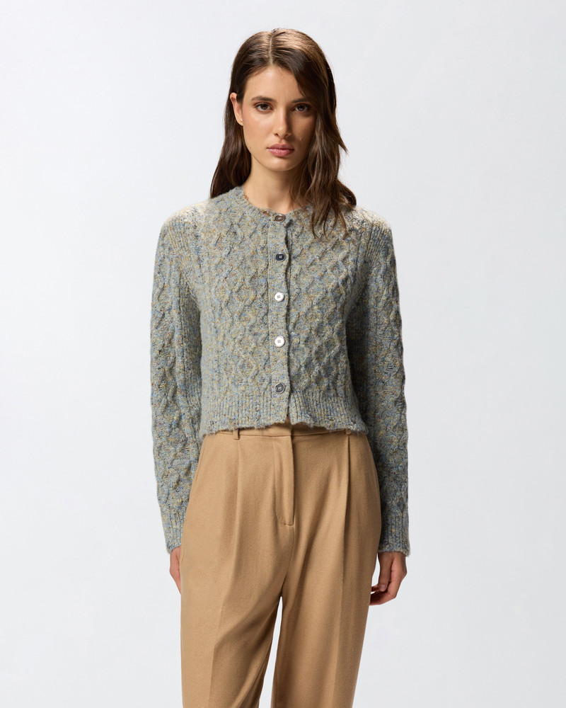 PINKO MULTICOLOURED KNIT CARDIGAN outlook