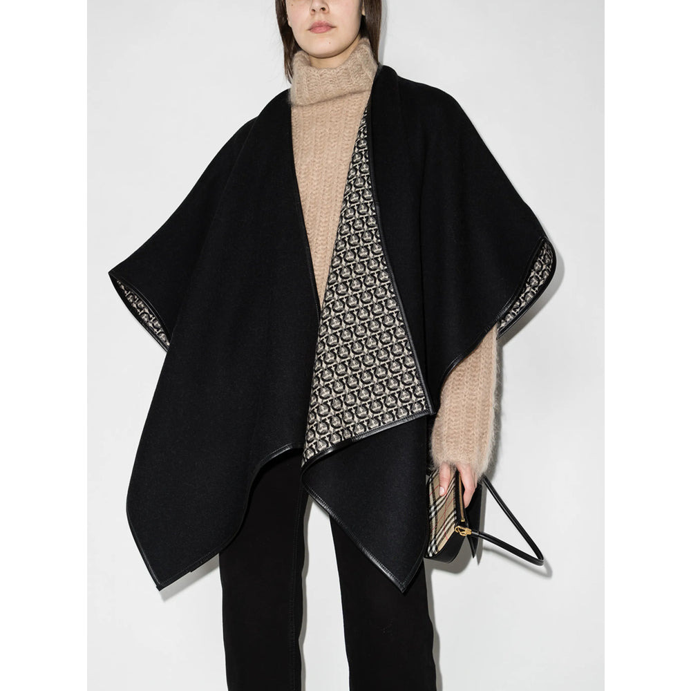 Ferragamo Black Jackets - Capes & Ponchos Women - 2