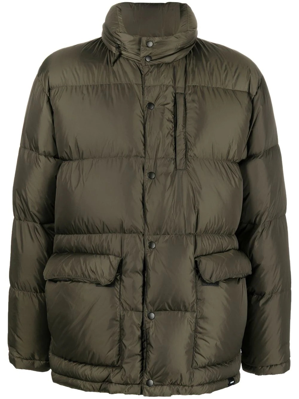 zip-up puffer jacket - 1