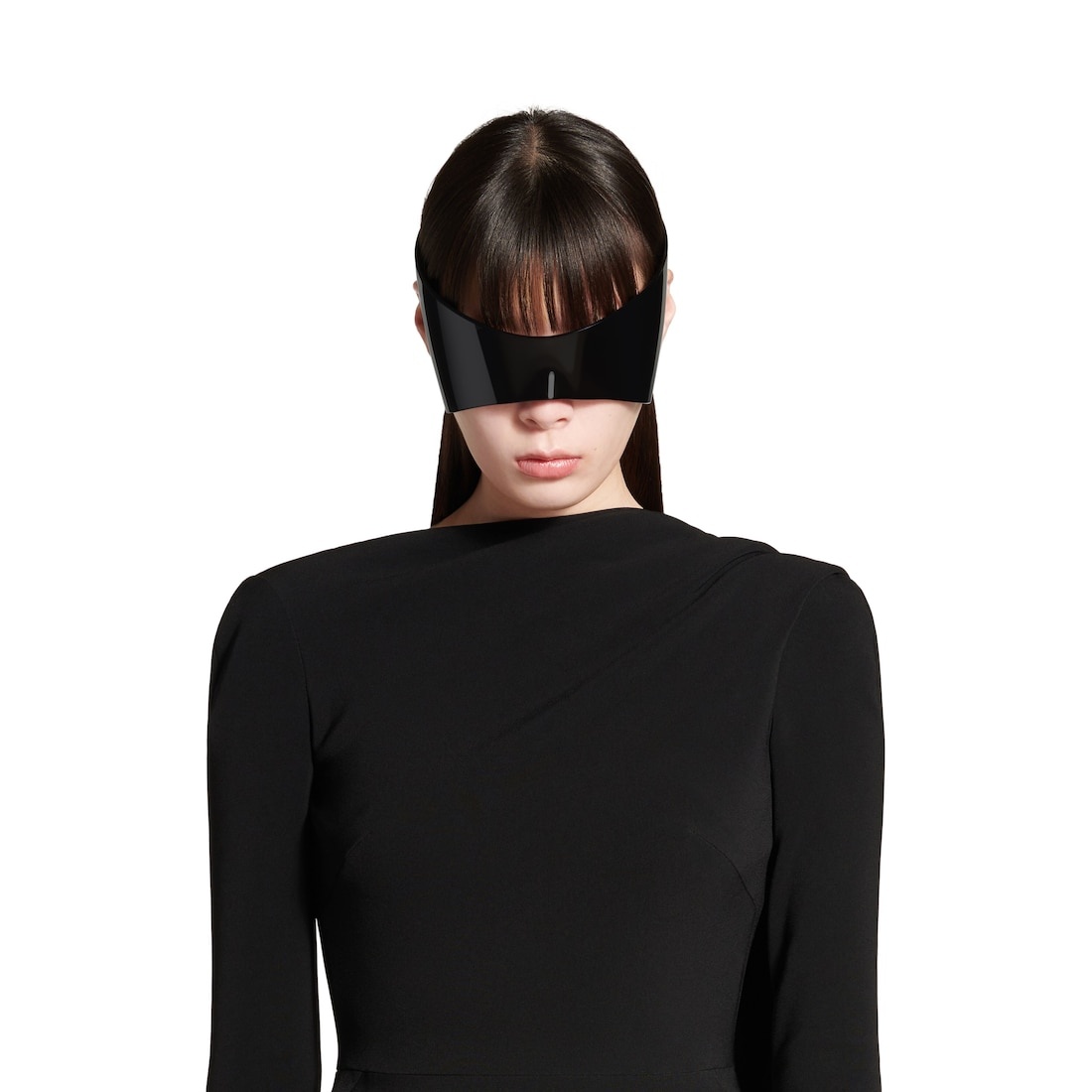 Women's Cape Gown in Black - 5