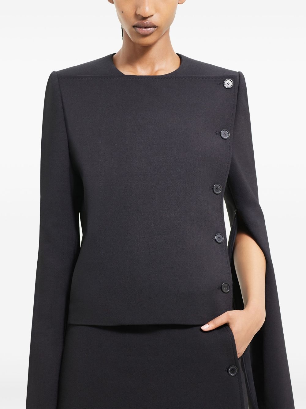 buttoned tailored jacket - 5