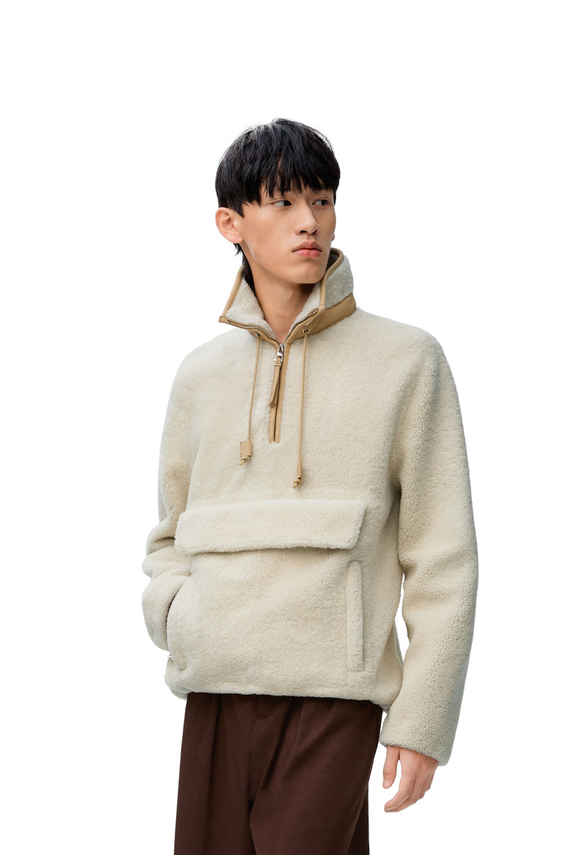 Anorak in shearling 3