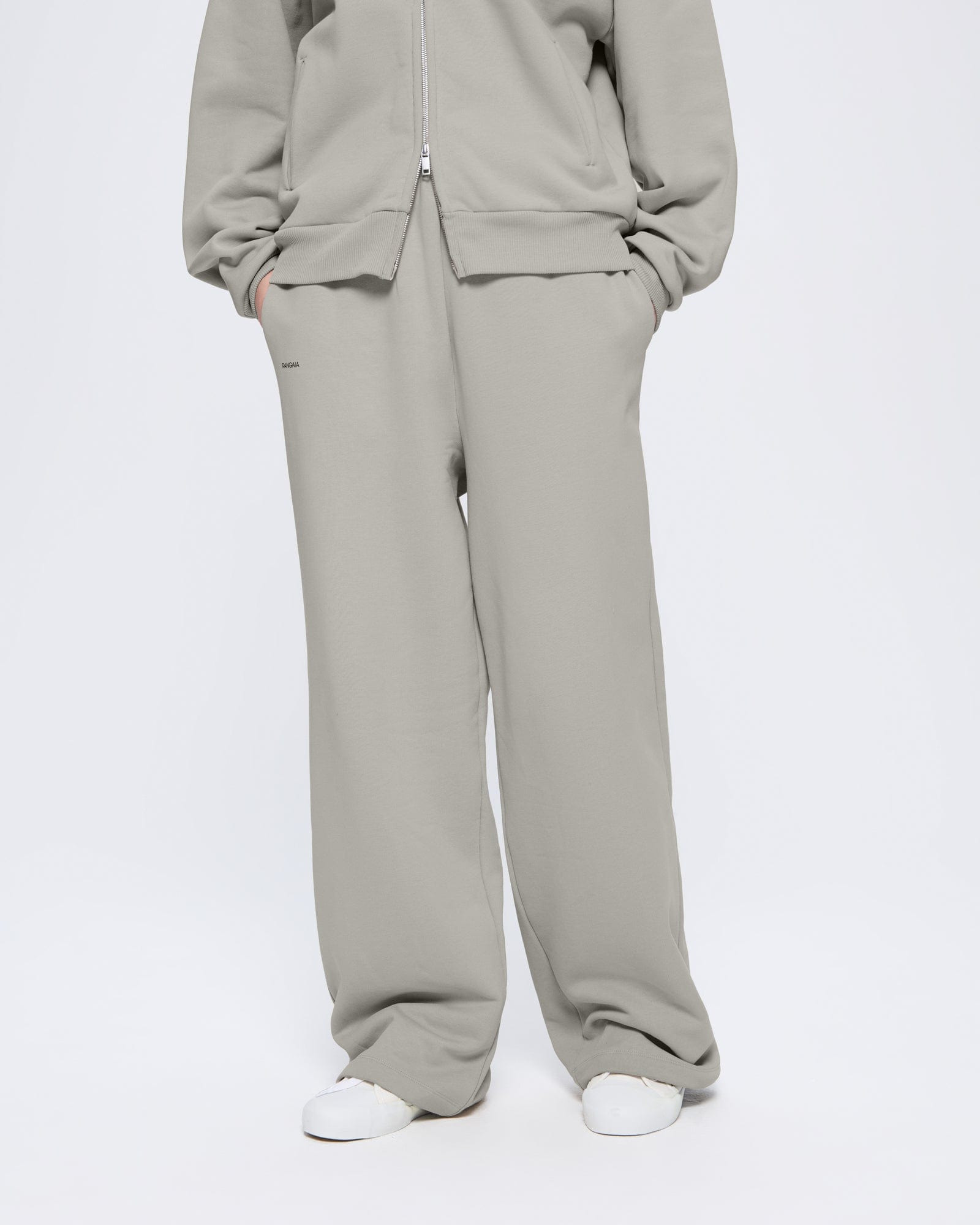 Womens 365 Heavyweight Straight Leg Track Pants - Stone - 3