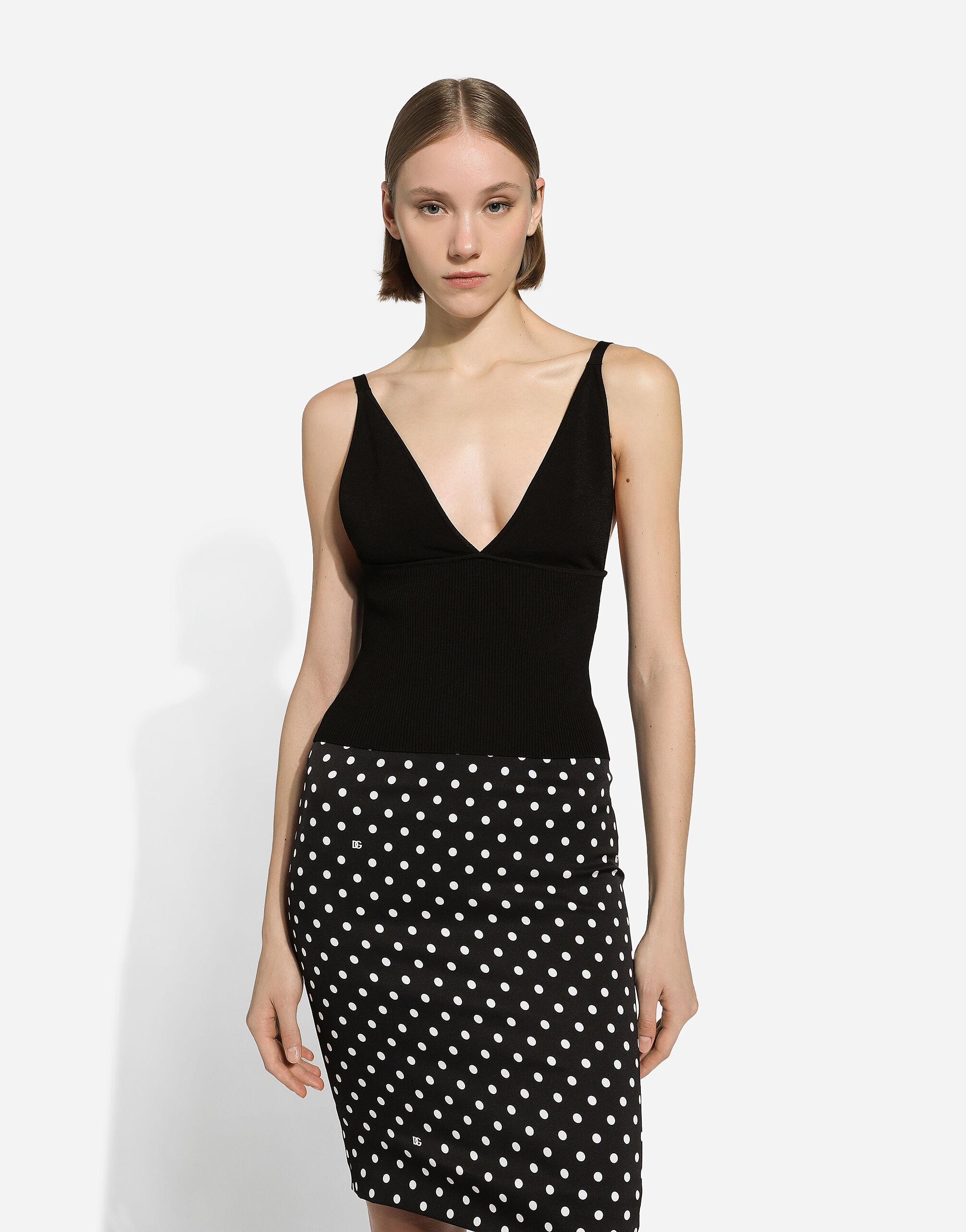 Viscose-knit vest top - 5