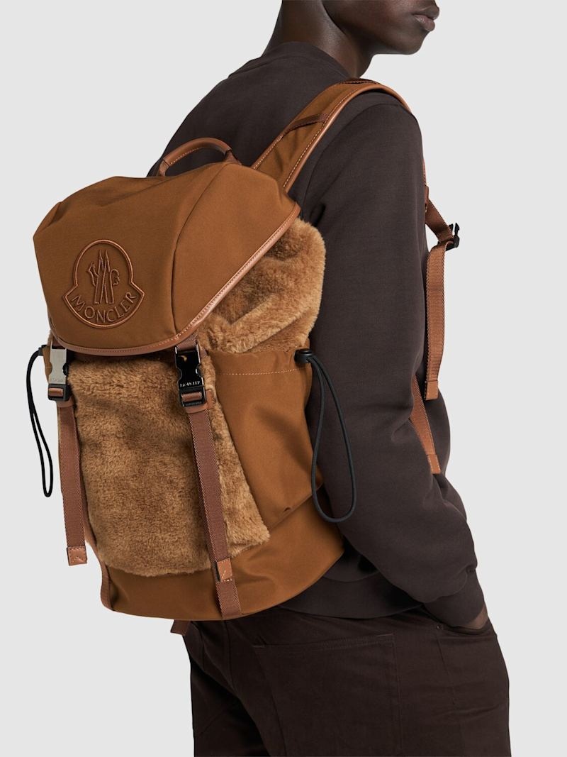 Soft virgin wool backpack - 2