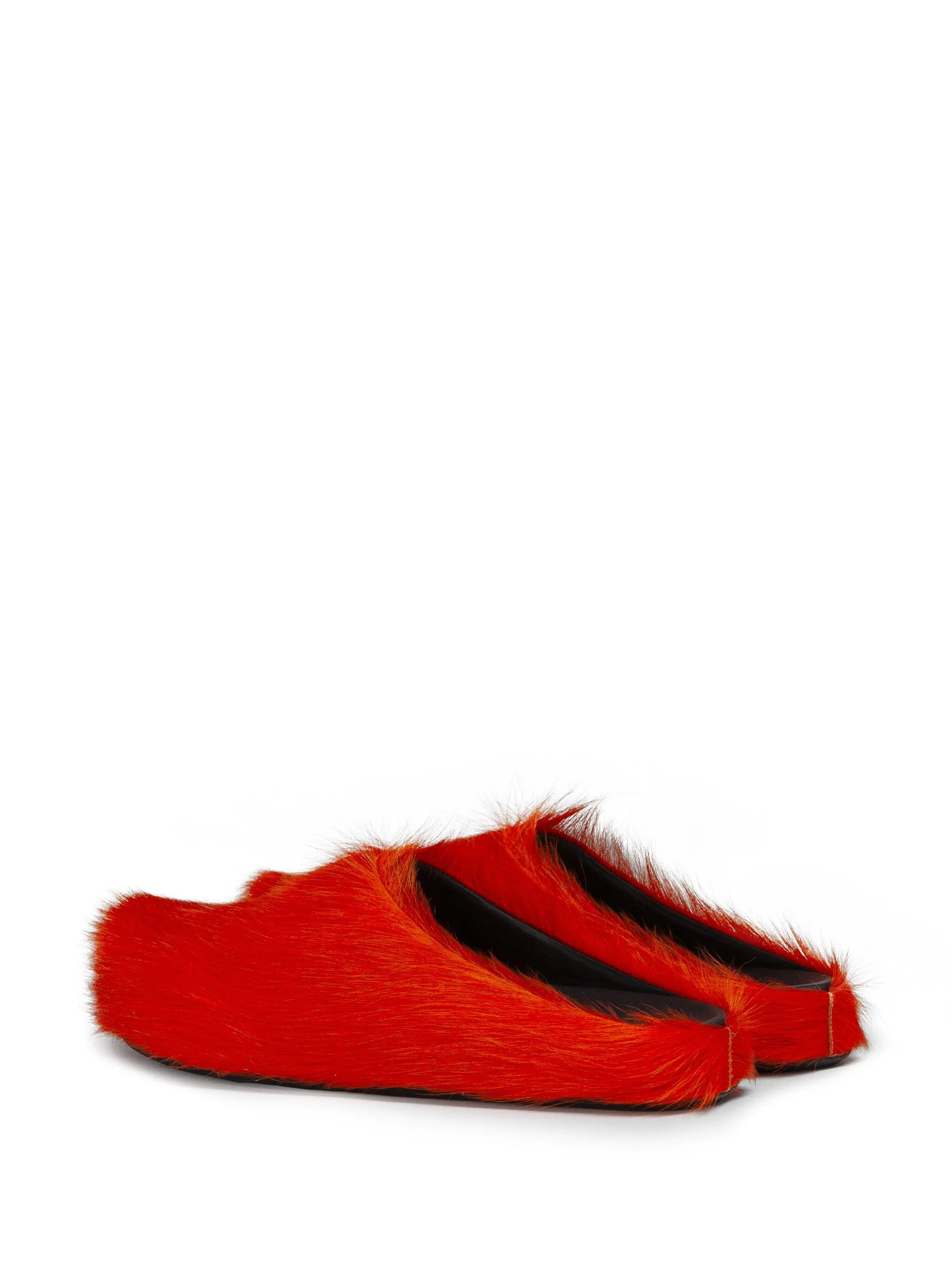 Fussbet Sabot Calf-hair Slippers - 5