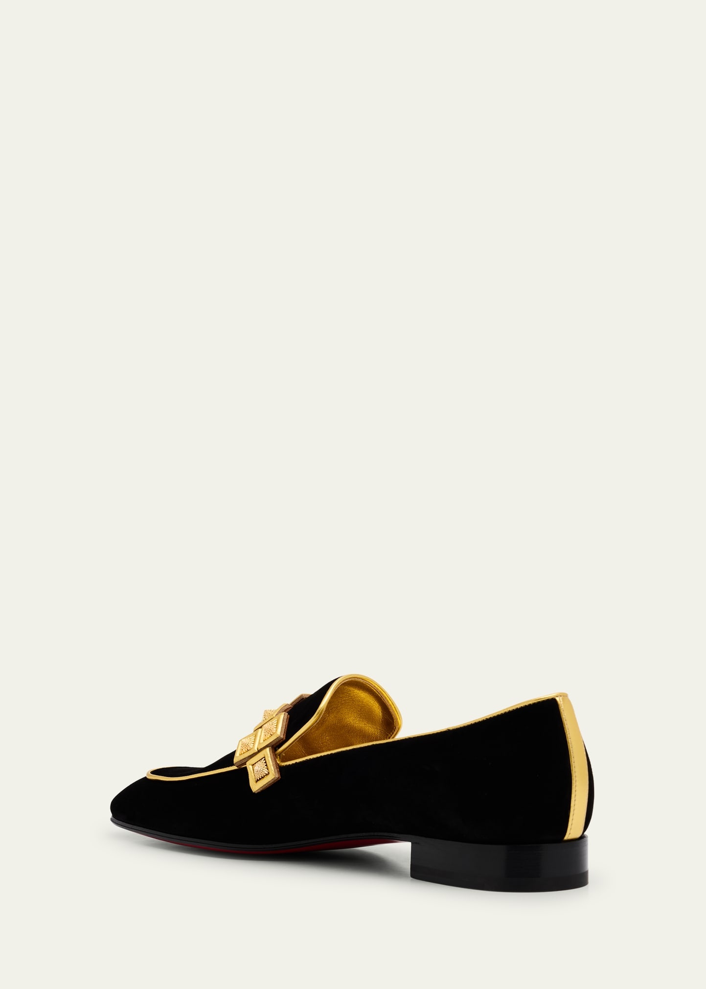 Men's Night On The Gange Diwali Velvet Loafers - 4