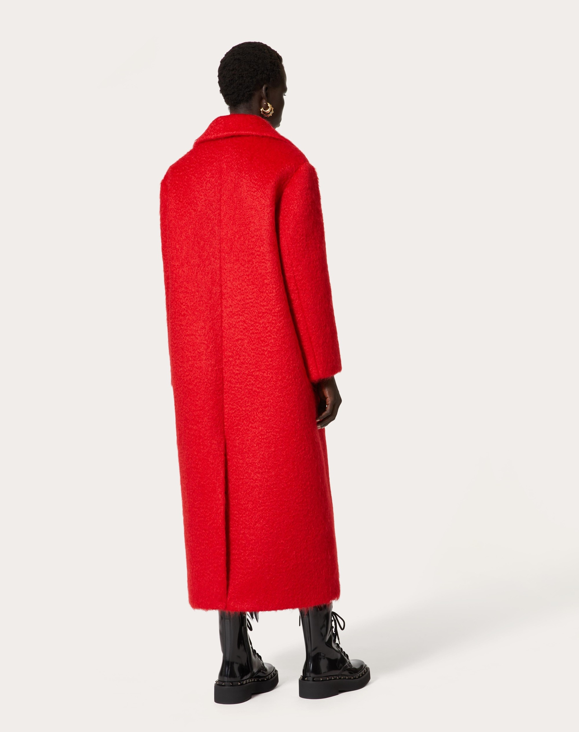 UNCOATED BOUCLÉ COAT - 4
