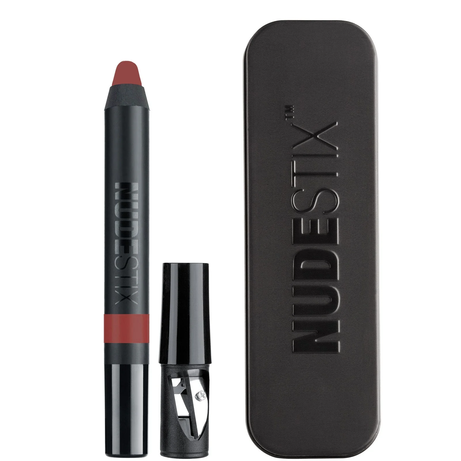 NUDESTIX Magnetic Matte Lip Colour - Burgundy - 1