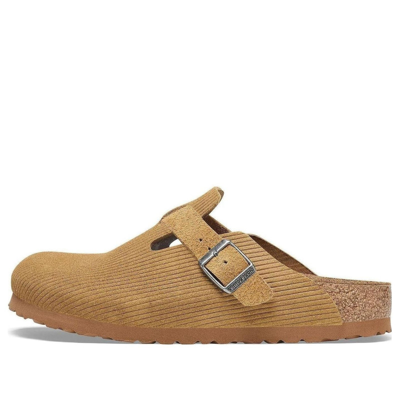 Birkenstock Birkenstock 보스턴 스웨이드 엠보싱 'Butterscotch Brown' 1025647 1