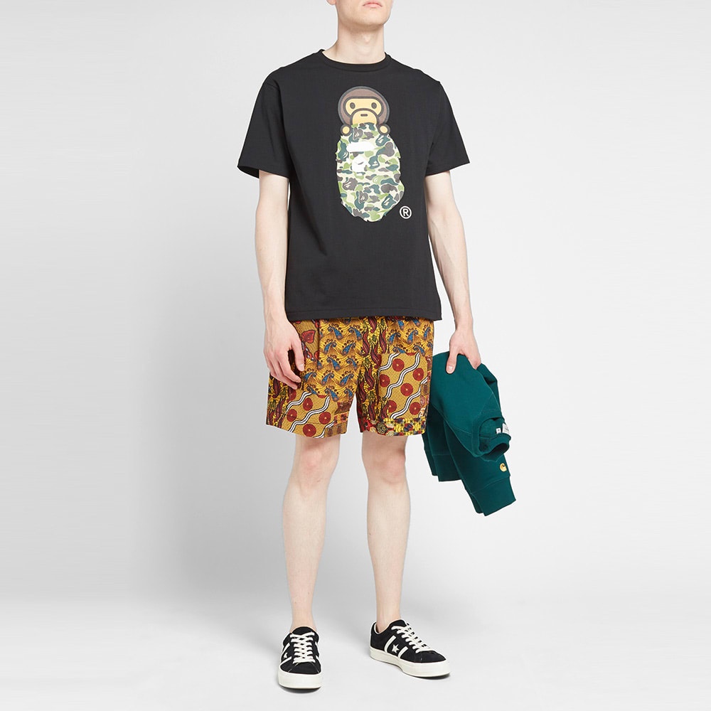 A Bathing Ape ABC Milo on Ape Head Tee - 6