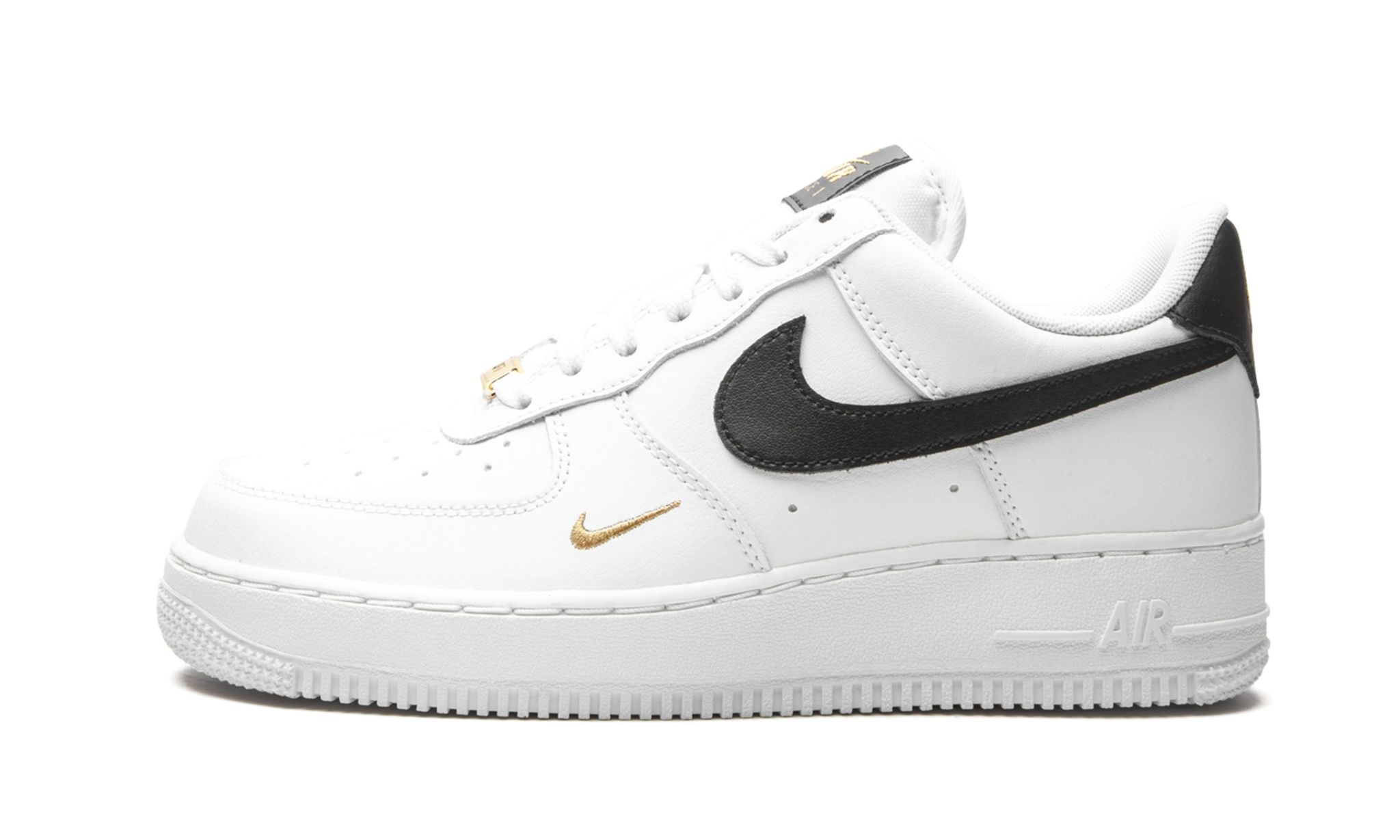 WMNS Air Force 1 Low Essential "White / Black / Gold" - 1