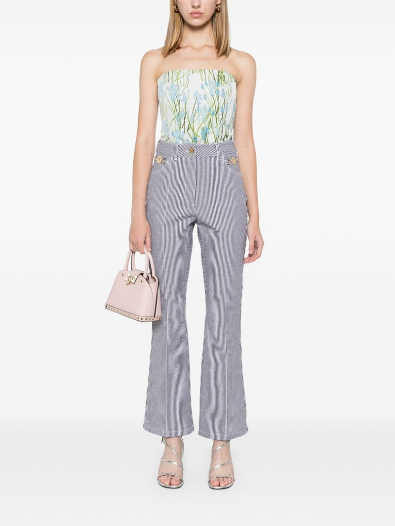 PATOU striped flared trousers outlook