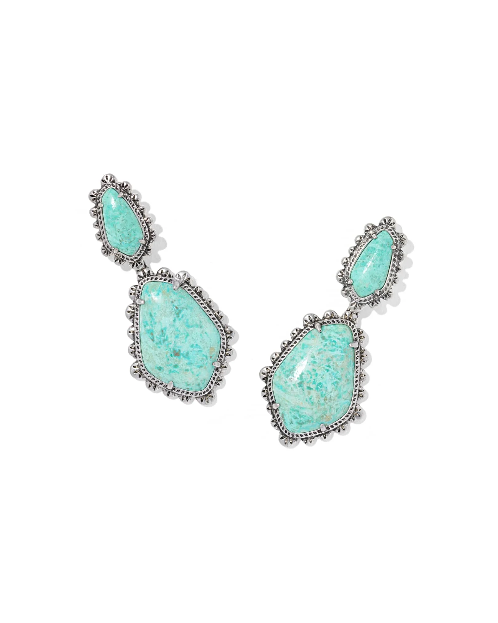 Ellery Vintage Silver Statement Earrings - 1