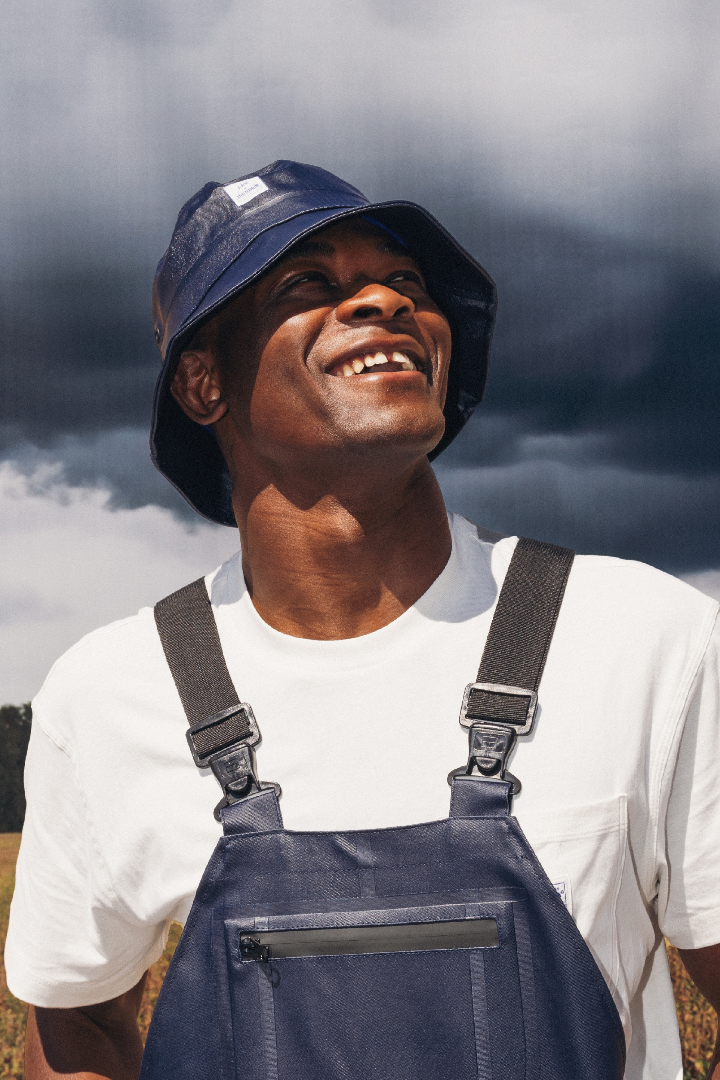 Lee® x STUTTERHEIM Bucket Hat Aviator Navy - 1
