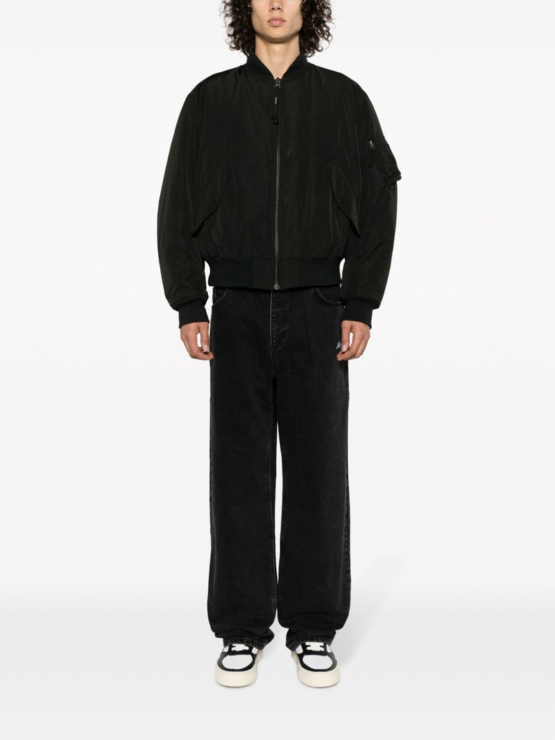 Aspesi logo-print bomber jacket outlook