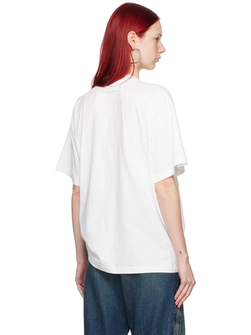 White Basic T-Shirt - 3