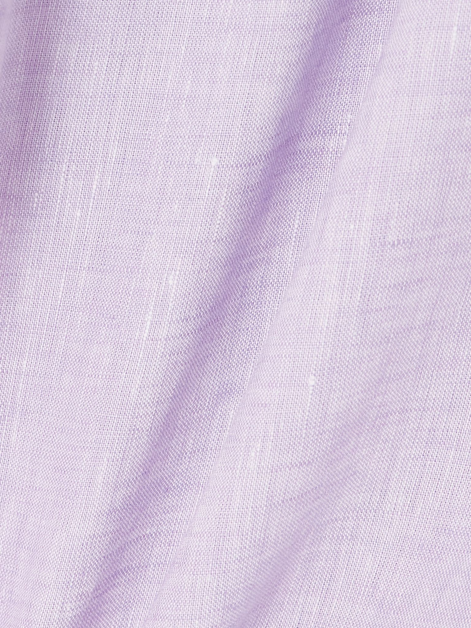 Angelo linen straight-leg shorts Purple - 5