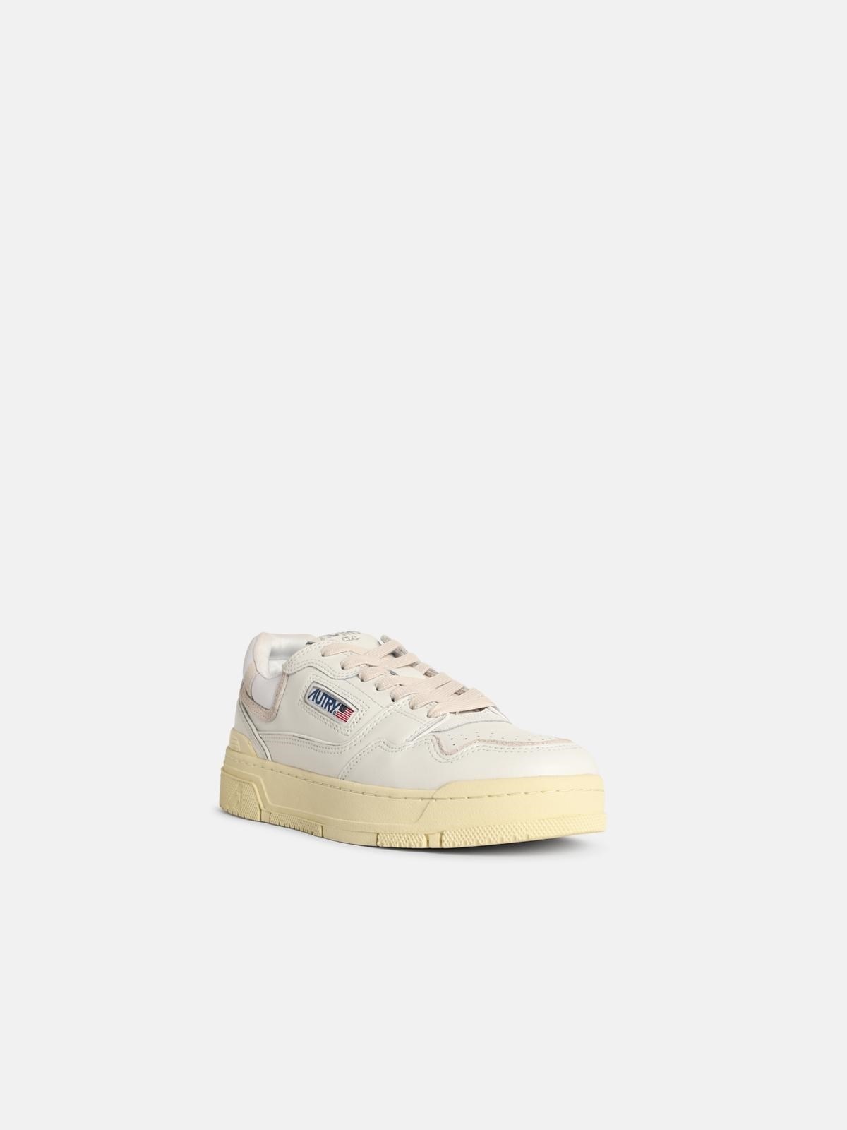 'CLC LOW' WHITE LEATHER AND SUEDE SNEAKERS - 2