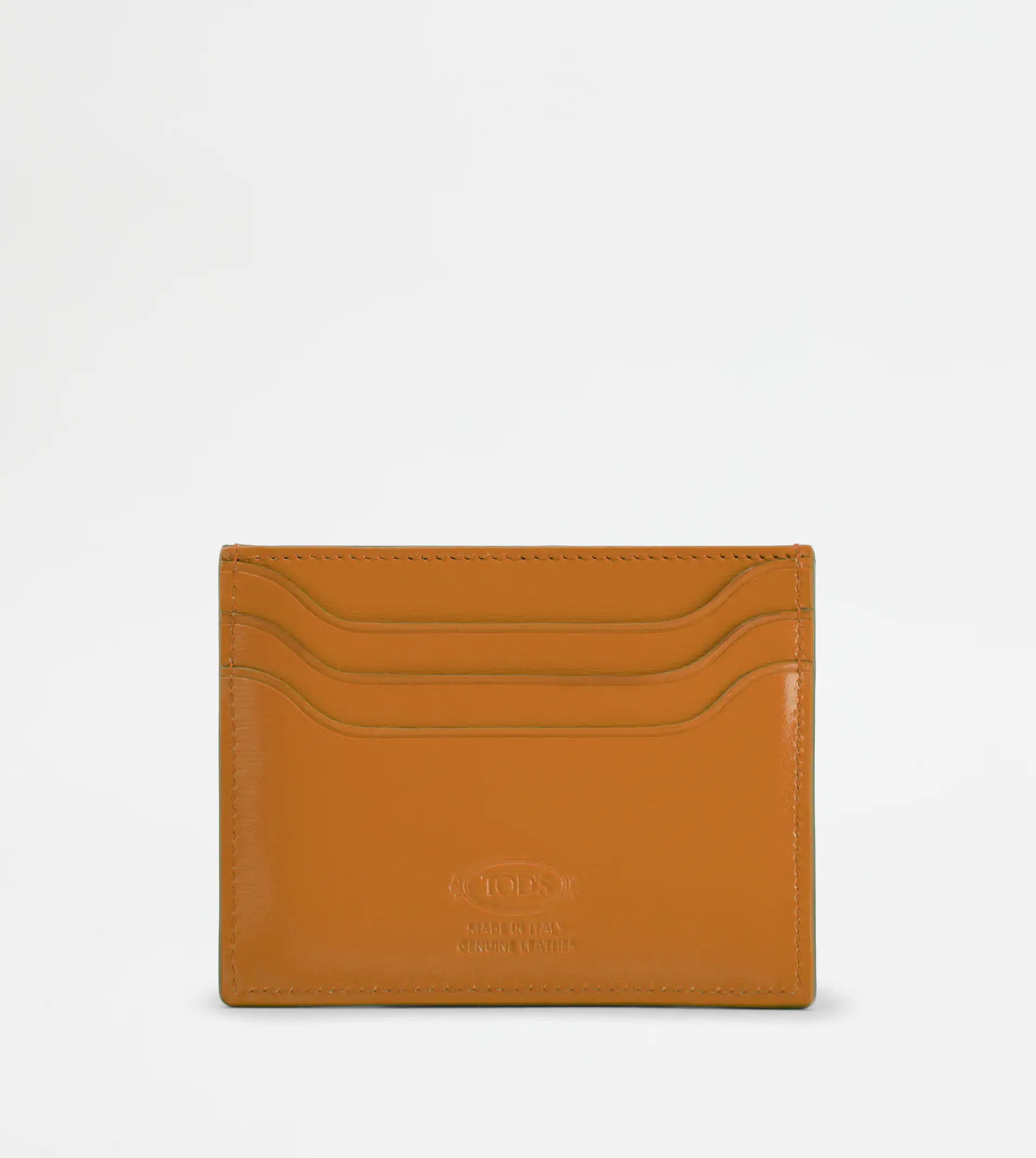 CREDIT CARD HOLDER IN LEATHER - BROWN - 2