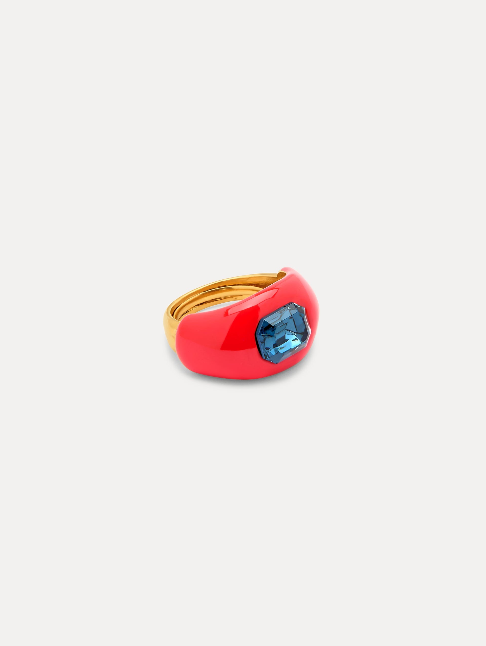 SMALL ENAMEL RING - 1