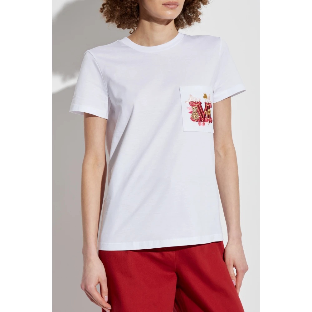 MAX MARA｜ (NUNZIO (11941021 004 / 11941021600 004)) White T-shirt Nunzio Max Mara - Vitkac AS