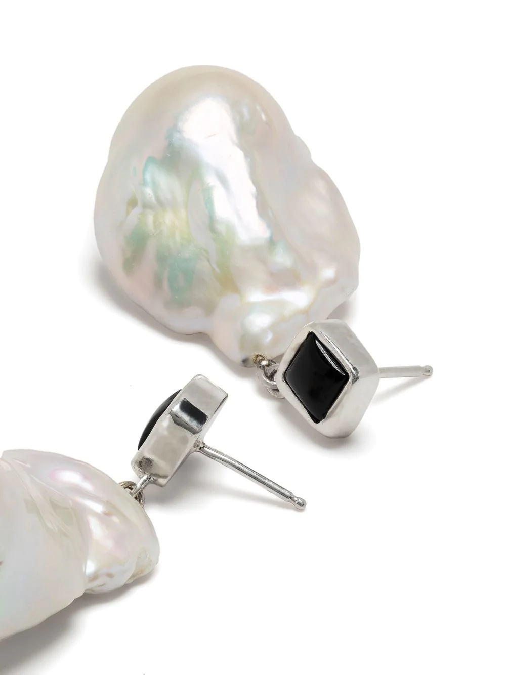 large Mer pearl earrings - 4