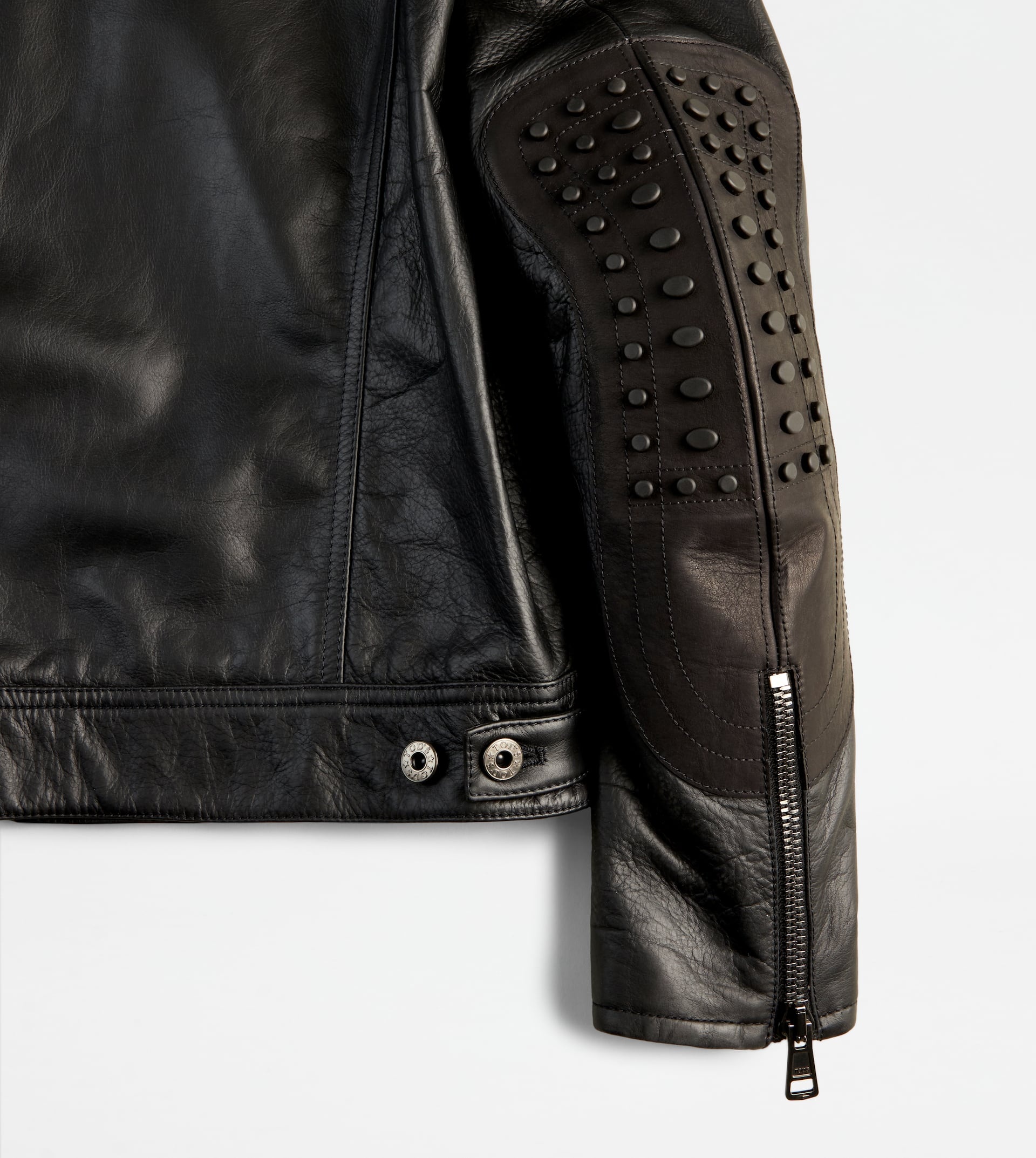 JACKET IN LEATHER - BLACK - 9