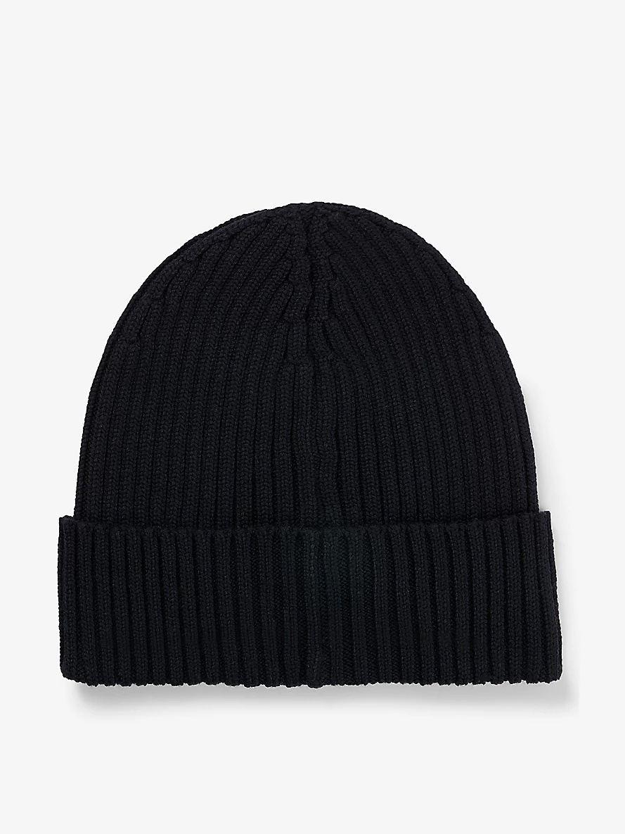 Logo-embroidered turn-up wool and cashmere-blend beanie - 3