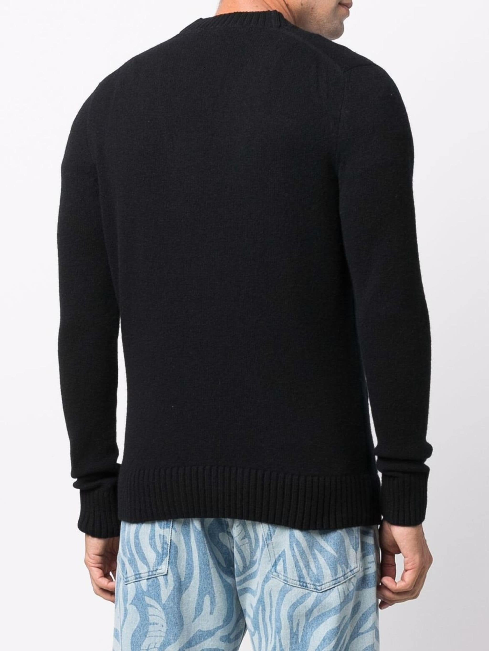 MAISON KITSUNE Men Baby Fox Patch Cosy Cardigan - 3