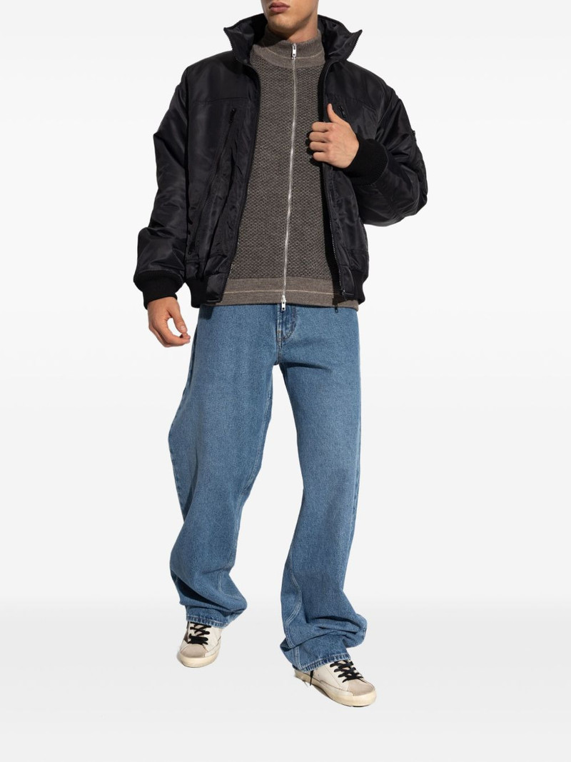 Maison Margiela zip-front wool cardigan outlook