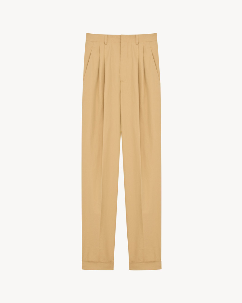 SLIM-FIT PANTS IN TECHNICAL COTTON 1