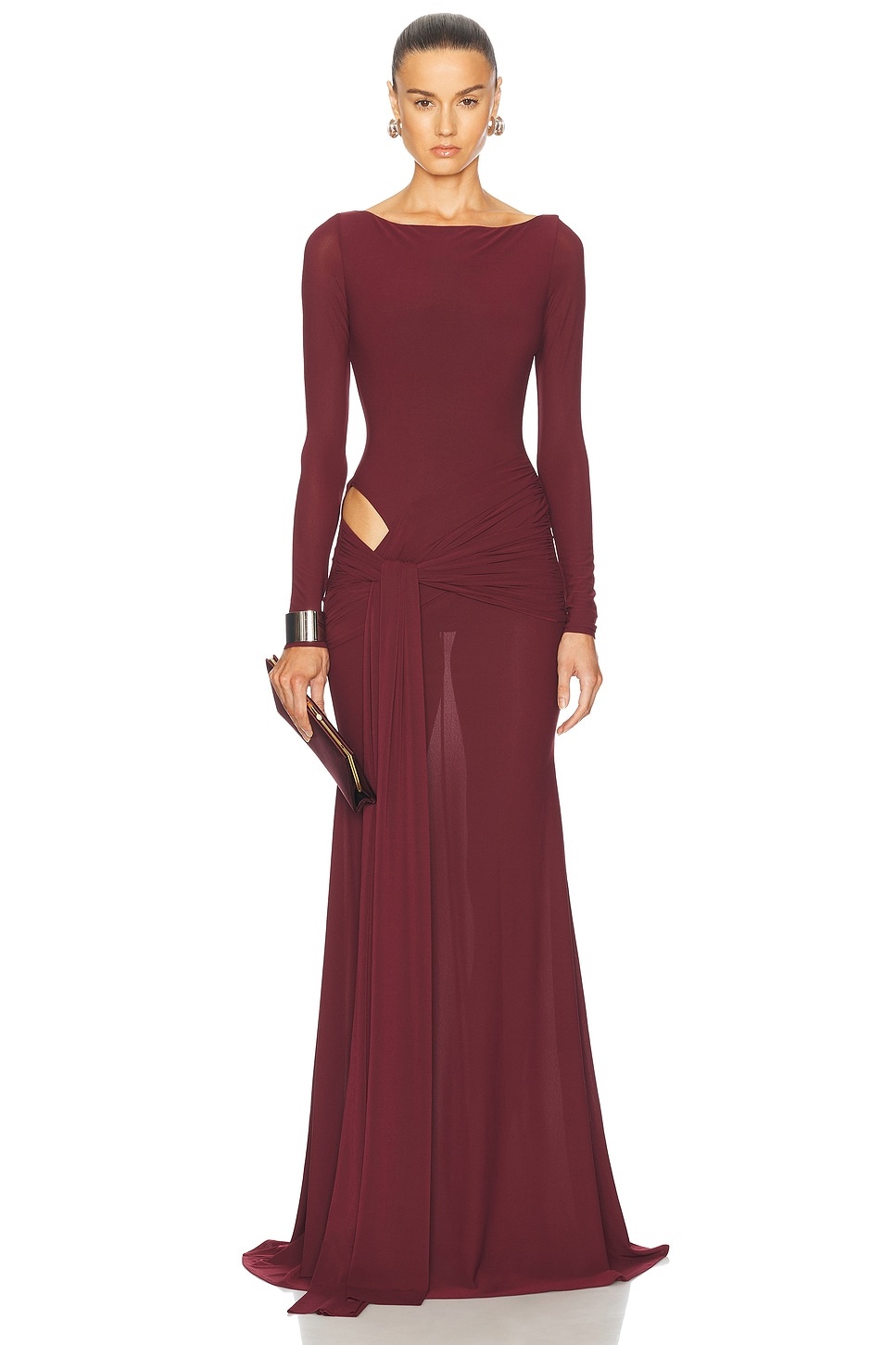 Wrapped Jersey Gown - 1
