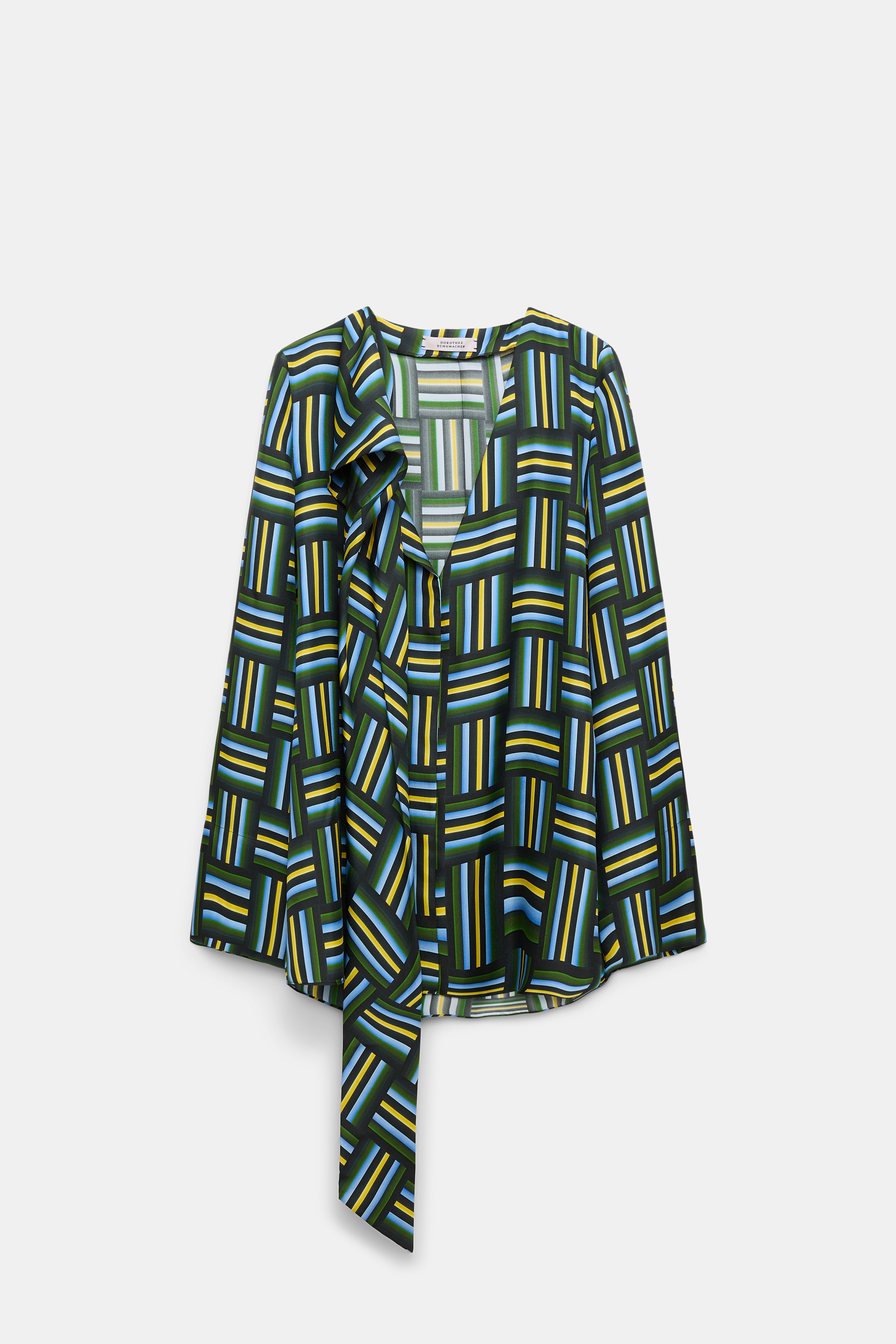 GRAPHIC DRAPES I blouse - 8