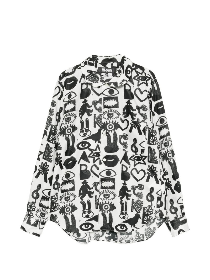 graphic-print shirt 1