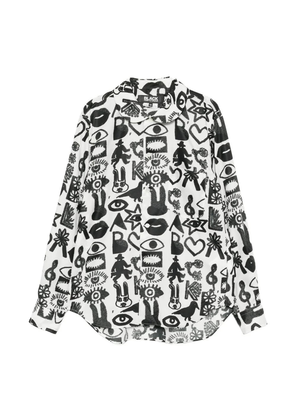 graphic-print shirt - 1