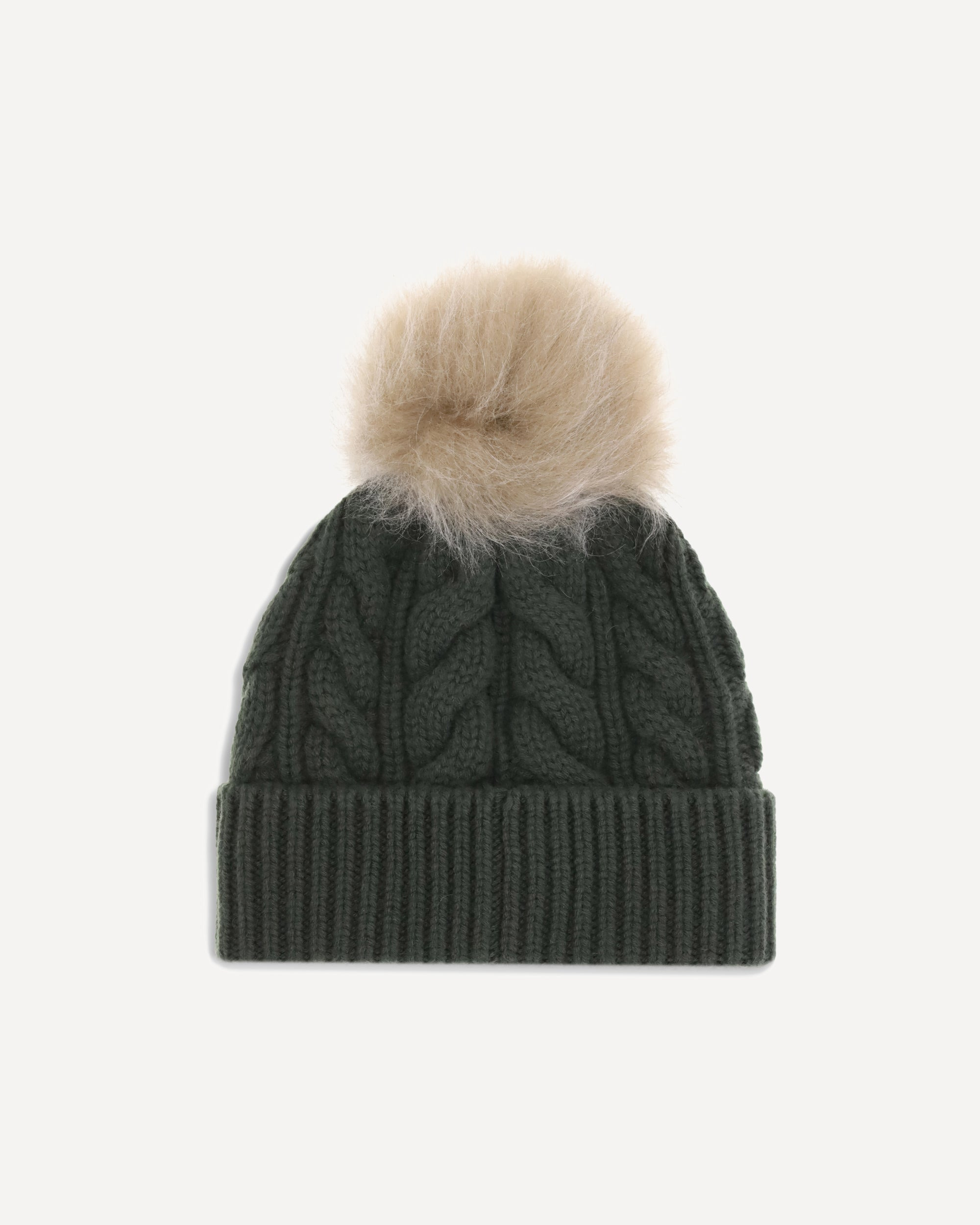 Beanie Hat with pon pon - 2