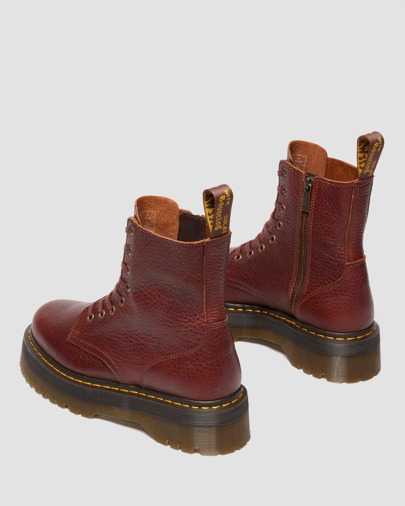 JADON Soft Ambassador Leather Platform Boots 6