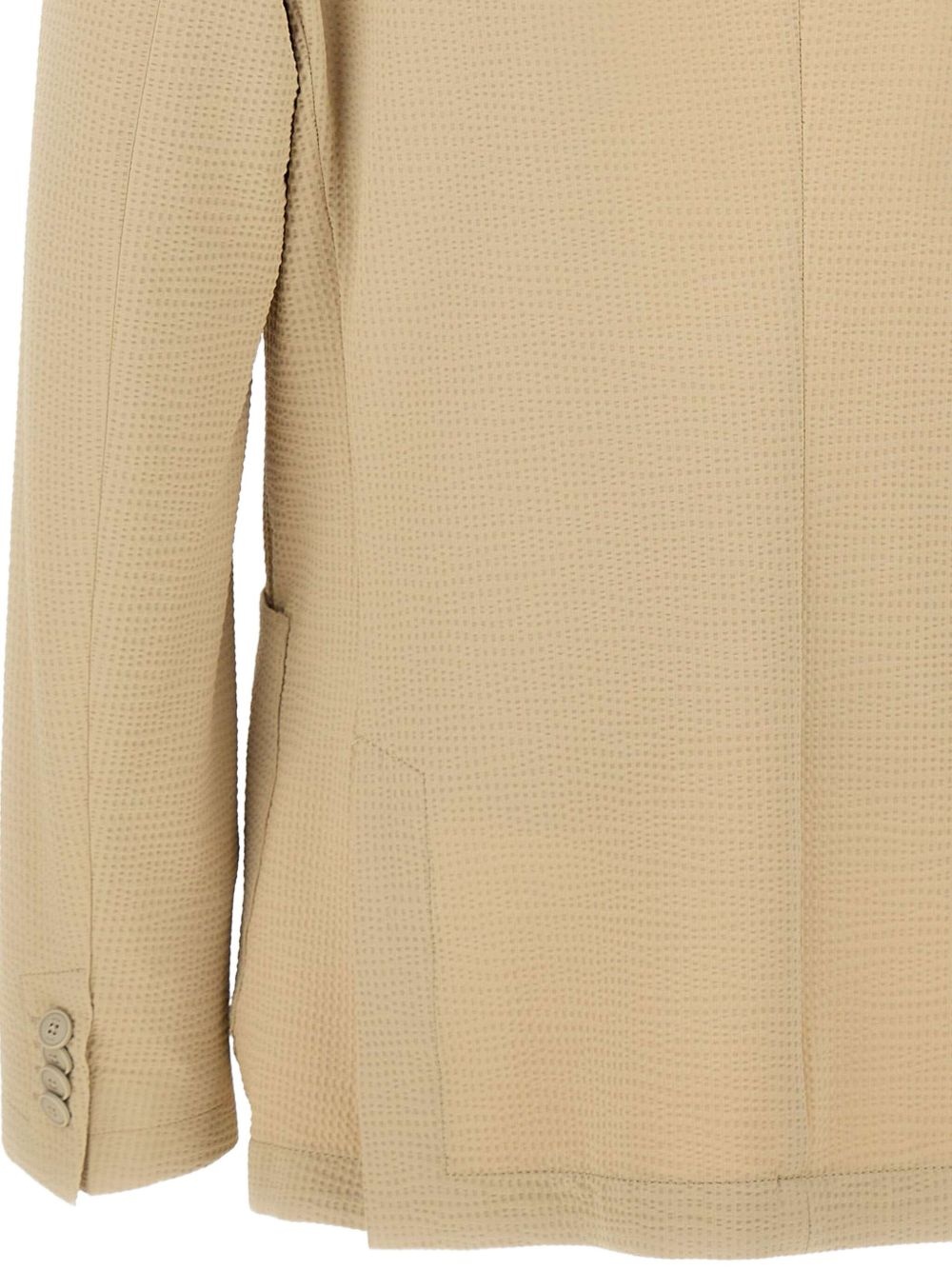 textured blazer - 7