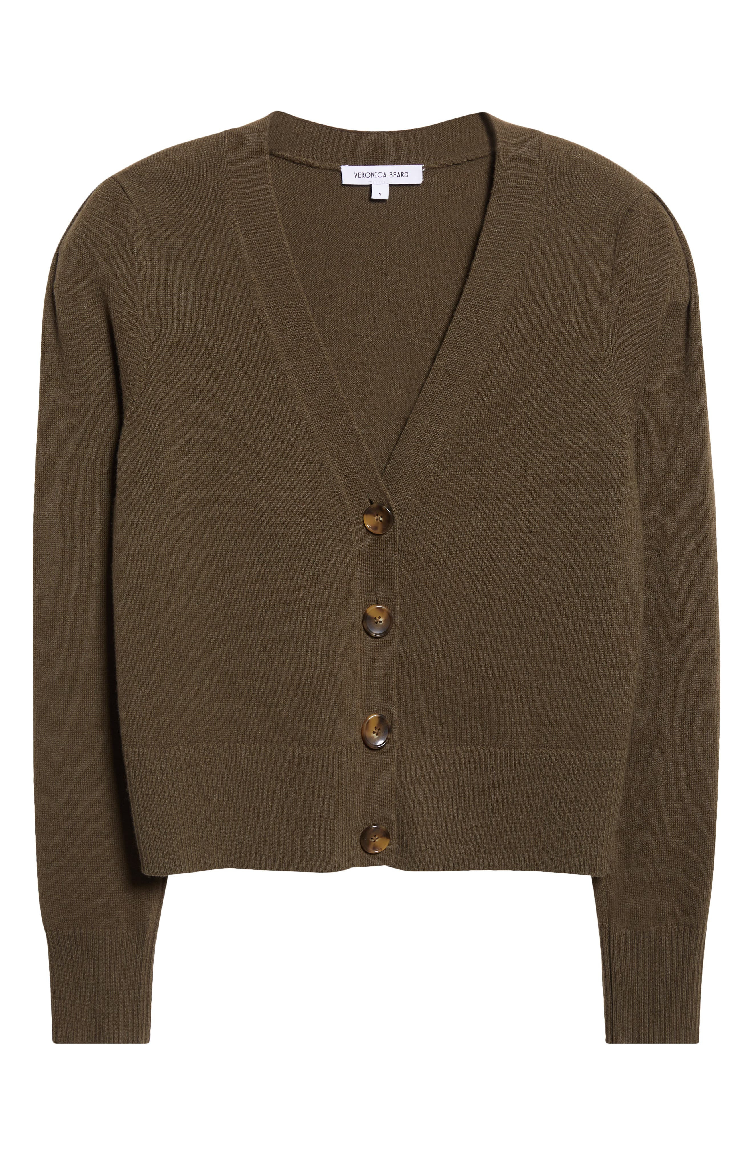 Veronica Beard Solene Cashmere Cardigan in Cypress at Nordstrom - 5